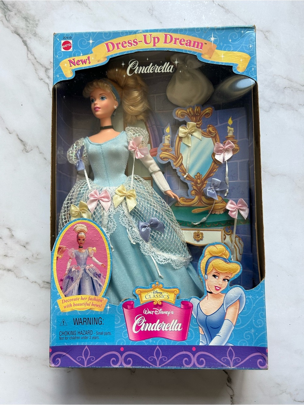 Disney Dress Up Dream Cinderella Princess Doll #20419